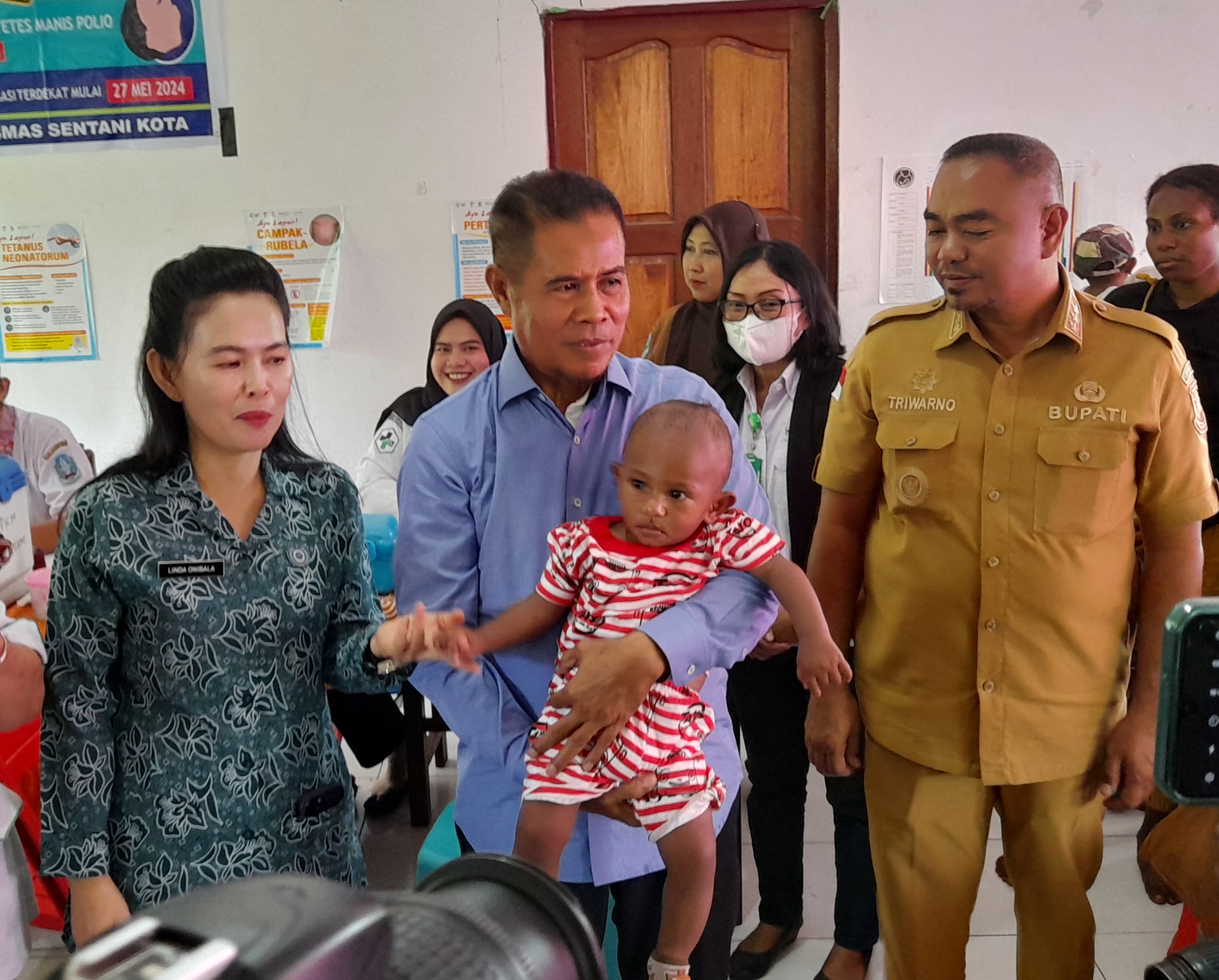 PJ Gubernur Papua Pantau PIN Polio di Kampung Sereh