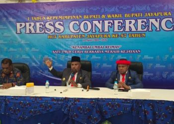 Setahun Memimpin Kabupaten Jayapura, Bupati Yunus Wonda Klaim Realisasi Program Prioritas